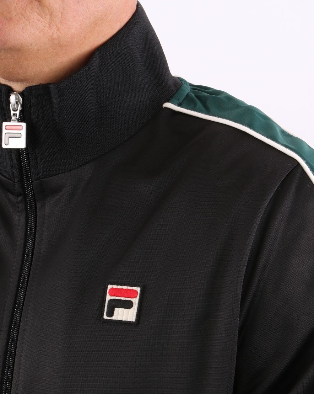 Fila Vintage Wicks Track Top Black/Green