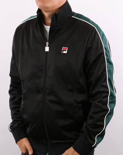 Fila Vintage Wicks Trainingsjacke Schwarz/Grün