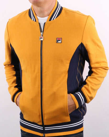 Fila Vintage Mk1 Settanta Track Top Gold/Marineblau