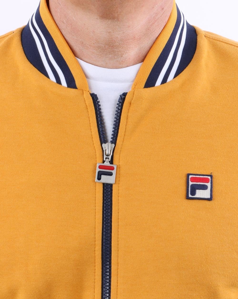 Fila Vintage Mk1 Settanta Track Top Gold/Marineblau