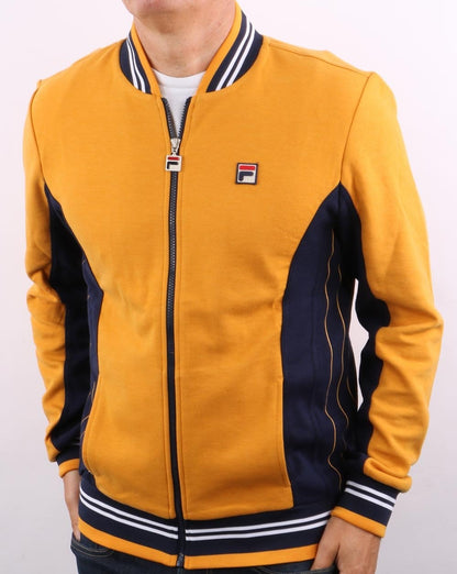 Fila Vintage Mk1 Settanta Track Top Gold/Marineblau