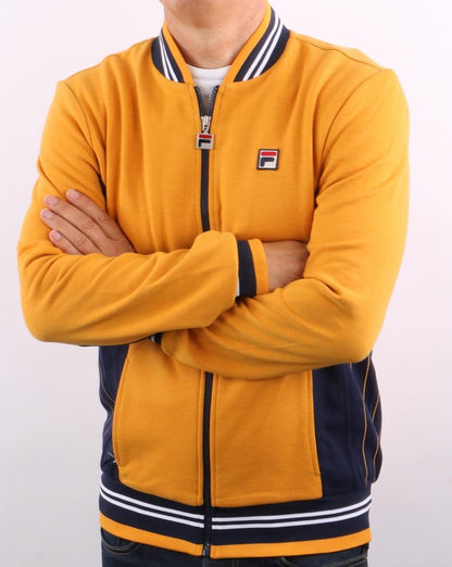 Fila Vintage Mk1 Settanta Track Top Gold/Marineblau