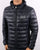 EA7 Core Logo Down Hooded Jacket Navy