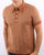 Ska & Soul Herringbone Polo Shirt Ginger