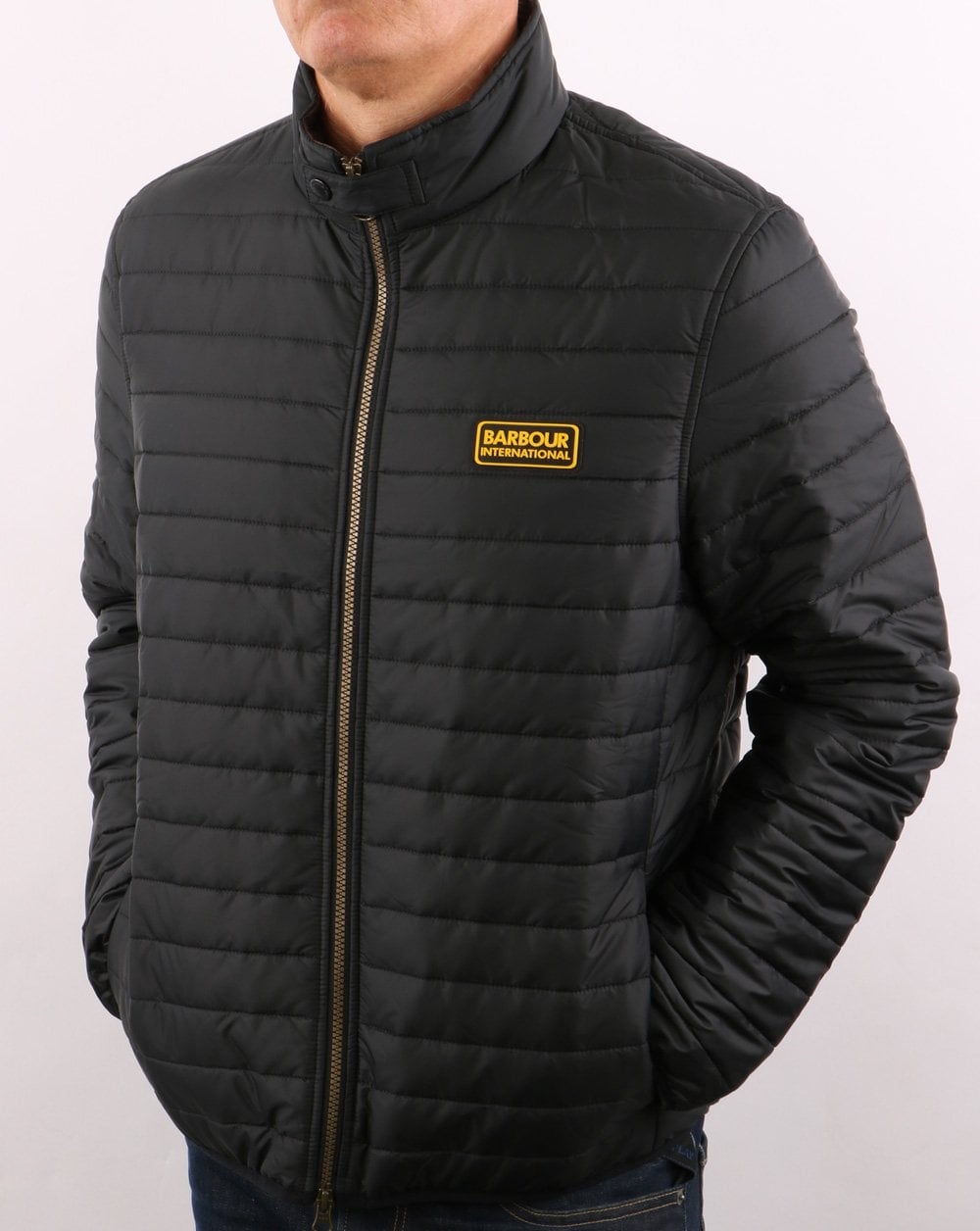 Barbour International Mind Quilt Jacket Black