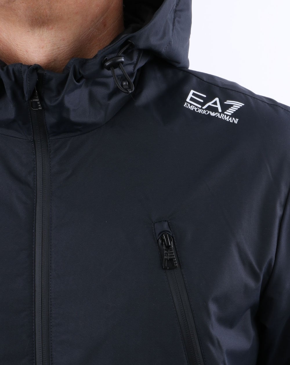 Emporio Armani EA7 Kapuzenjacke Marineblau