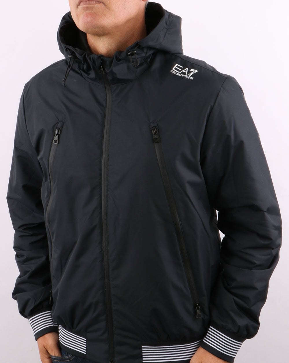 Emporio Armani EA7 Kapuzenjacke Marineblau