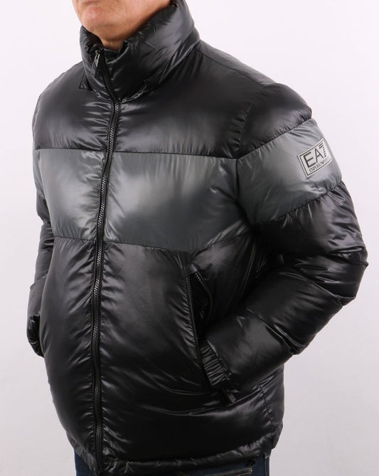 Emporio Armani EA7 EA7 Pufferjacke Schwarz/Grau