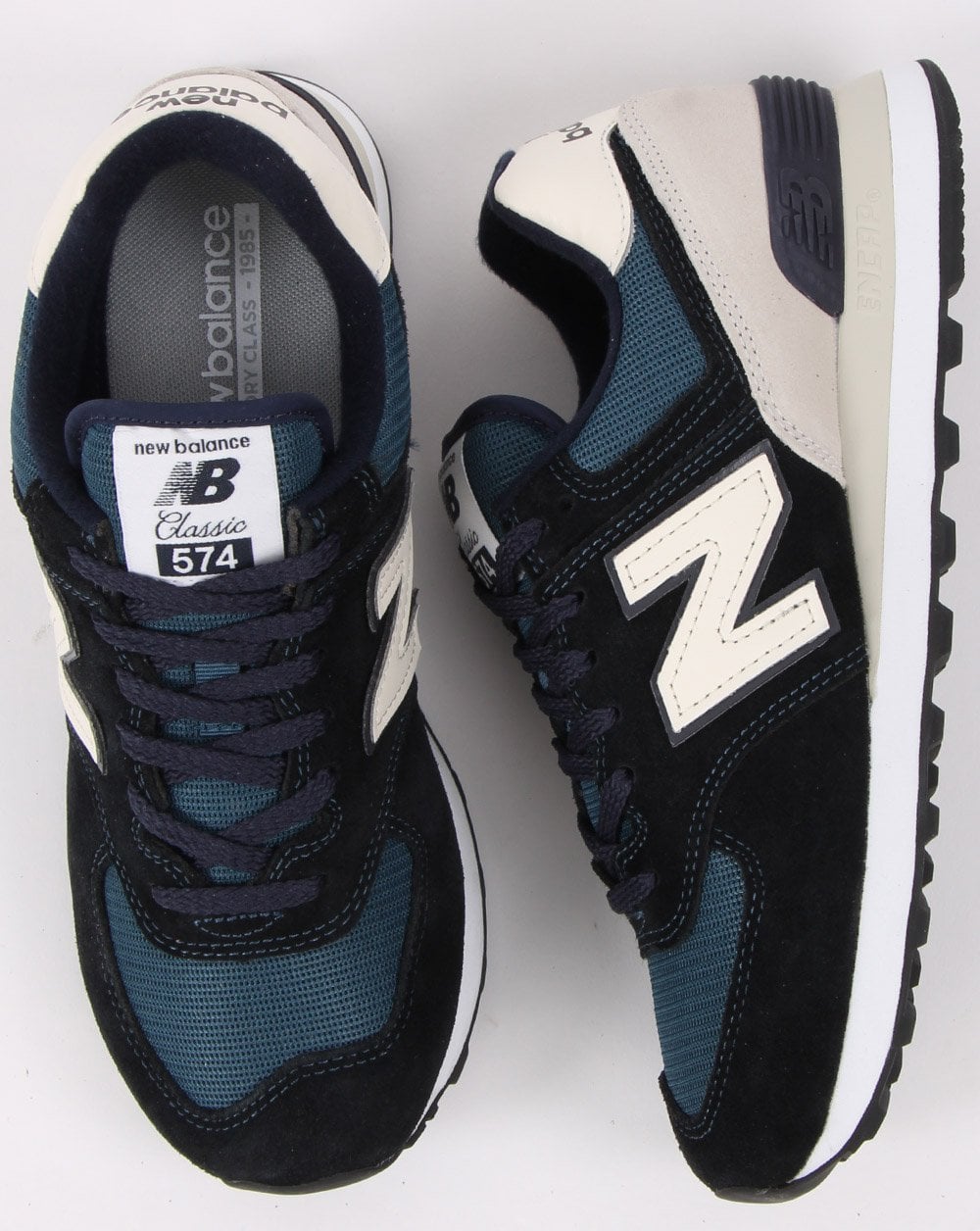 New Balance 574 Trainer Marineblau/Weiß