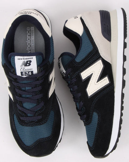 New Balance 574 Trainer Marineblau/Weiß