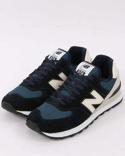 New Balance 574 Trainer Marineblau/Weiß