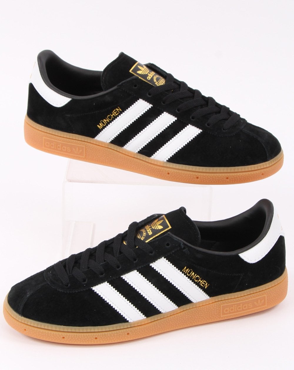 Adidas München Sneakers Schwarz/Weiß/Gummi
