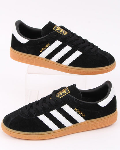 Adidas München Sneakers Schwarz/Weiß/Gummi