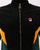 Fila Vintage Lane Velour Track Top Black/Green/Gold