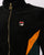 Fila Vintage Lane Velour Track Top Black/Green/Gold