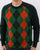 Gant Argyle Crew Neck Tartan Green