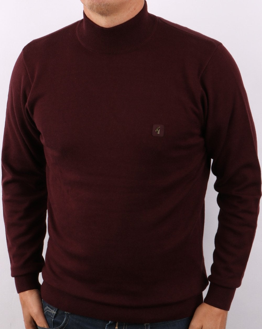 Gabicci Vintage Duke Rollkragenpullover Port