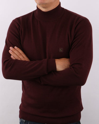 Gabicci Vintage Duke Rollkragenpullover Port