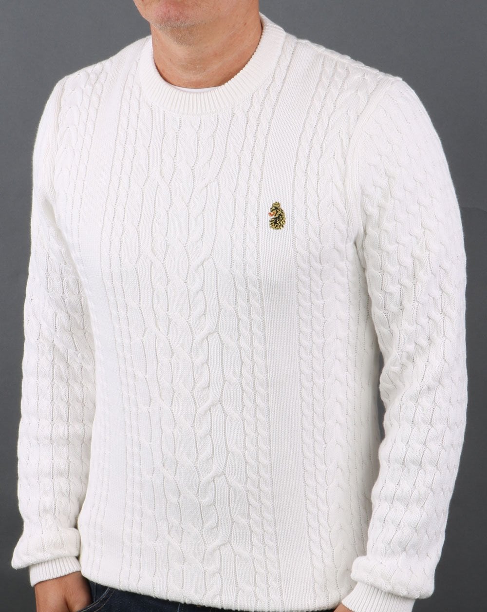 Luke Carter Johnson Zopfmuster Creme