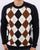Gant Argyle Crew Neck Navy