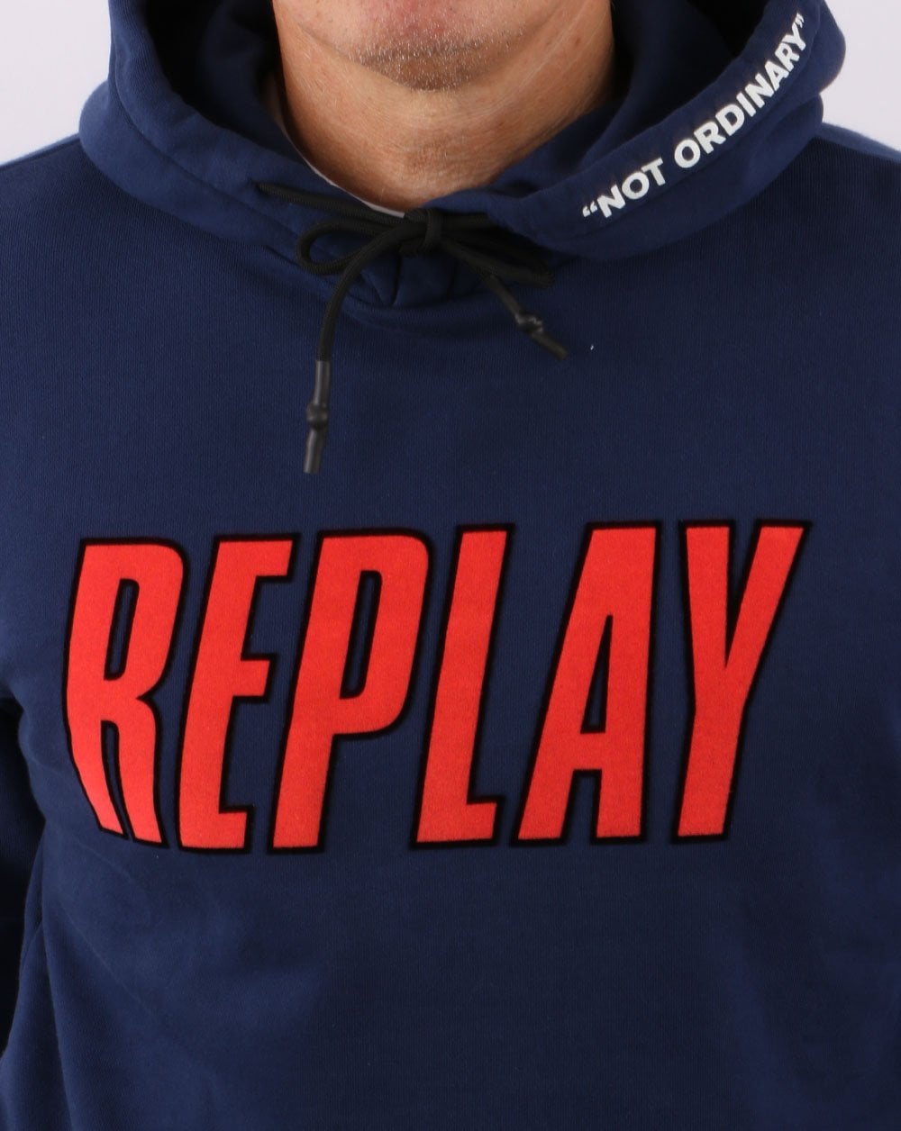 Replay Kapuzenpullover Marineblau