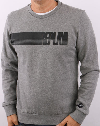 Replay Logo Sweatshirt Grau
