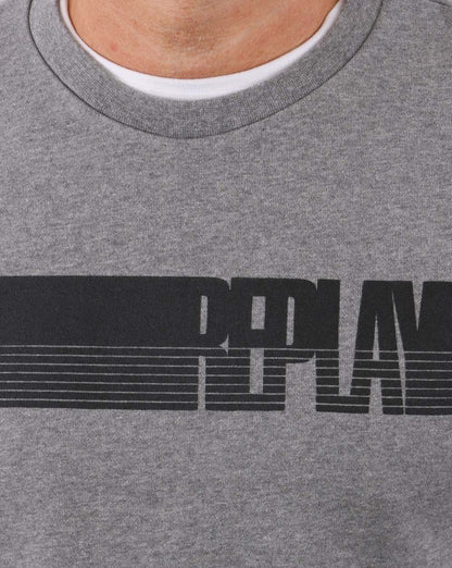Replay Logo Sweatshirt Grau