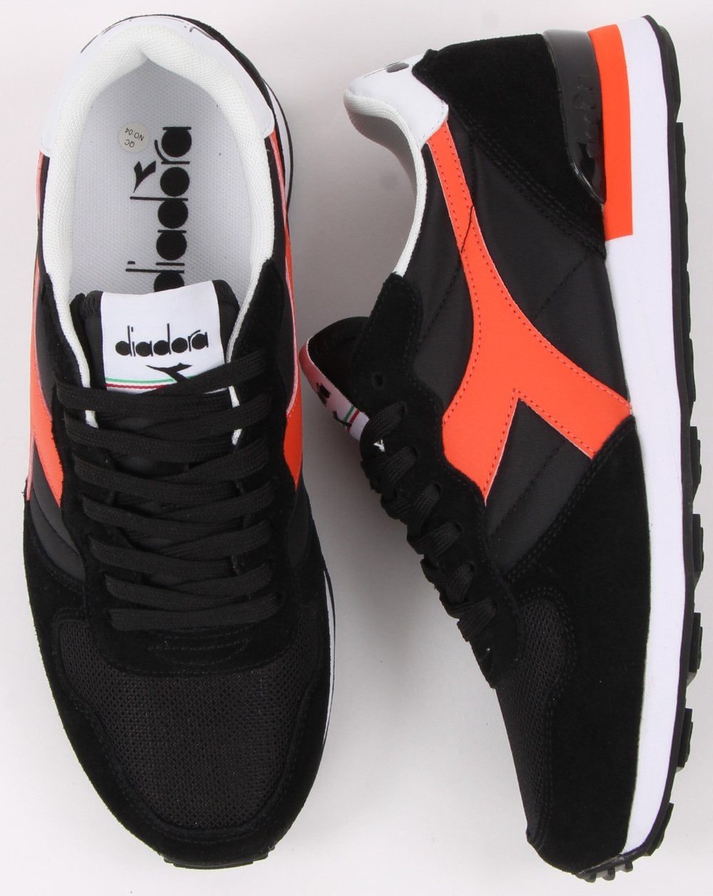 Diadora Camaro Trainer Schwarz/Rot