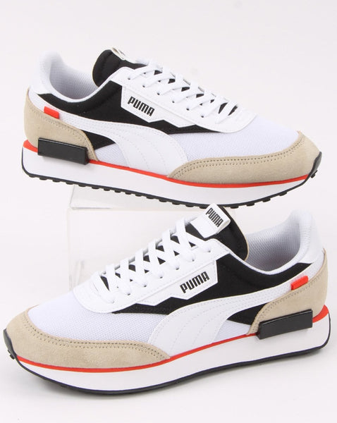 Puma Future Rider Core Trainers White/Black