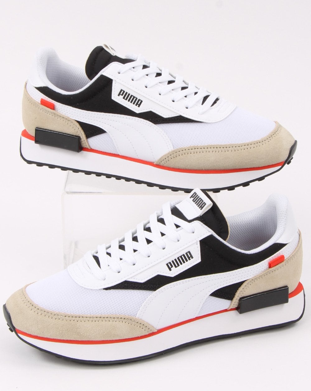Puma Future Rider Core Trainers White/Black