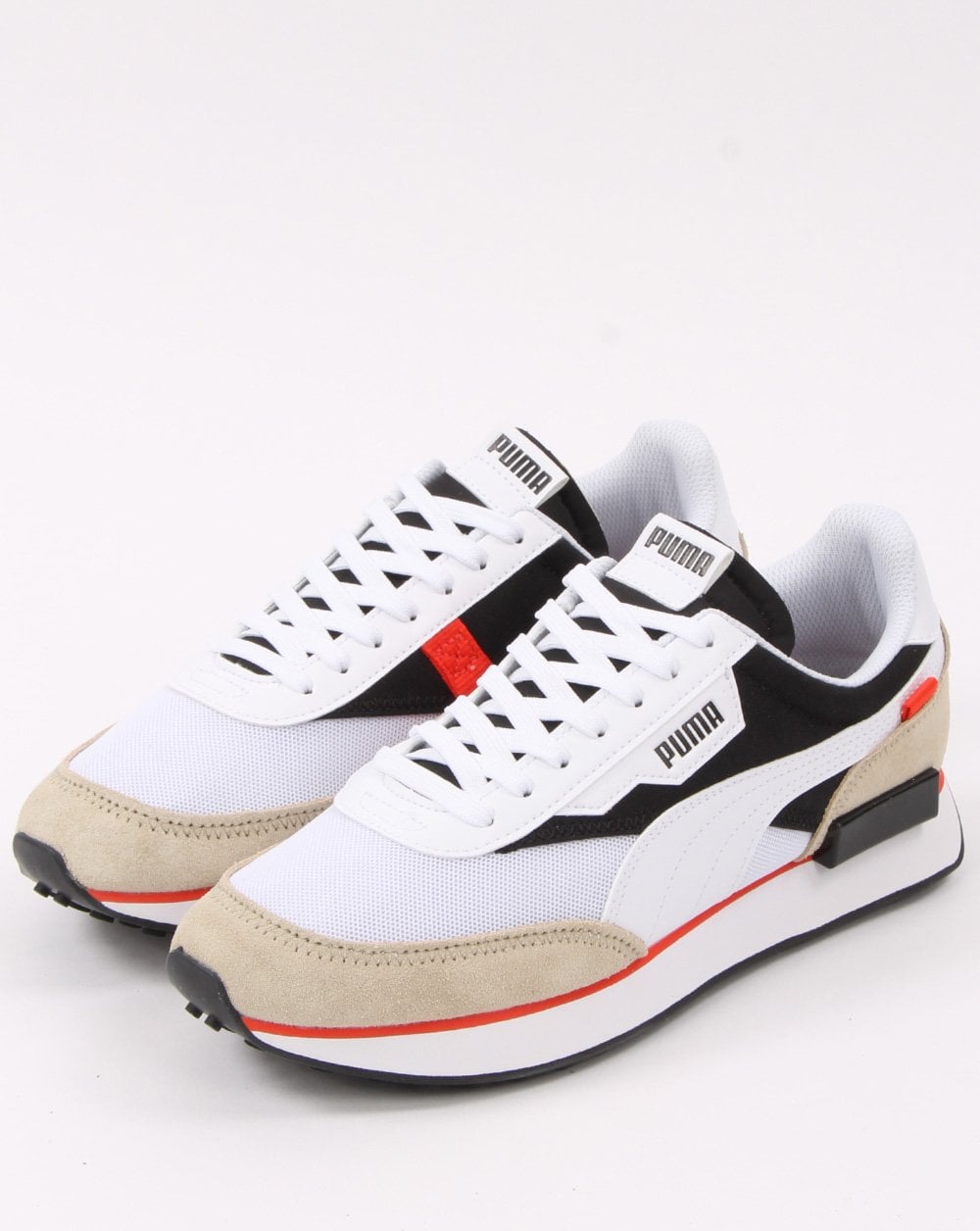Puma Future Rider Core Trainers White/Black