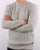 Barbour Cable Crew Neck Grey Marl