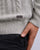 Barbour Cable Crew Neck Grey Marl