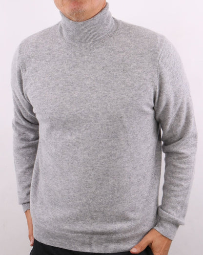 Benetton Rollkragenpullover Grau