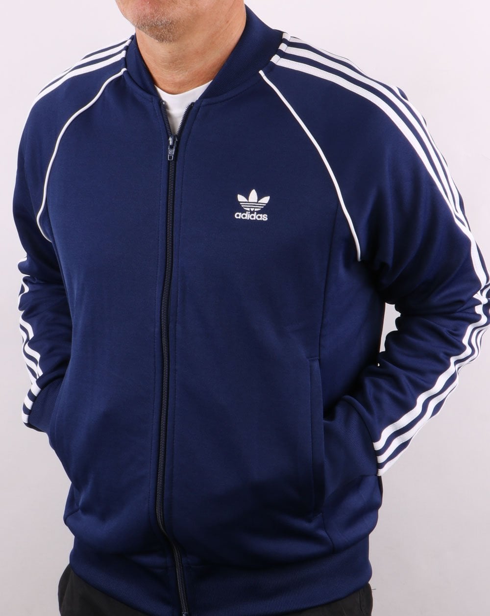 Adidas Originals – Superstar – Trainingsjacke in Marineblau
