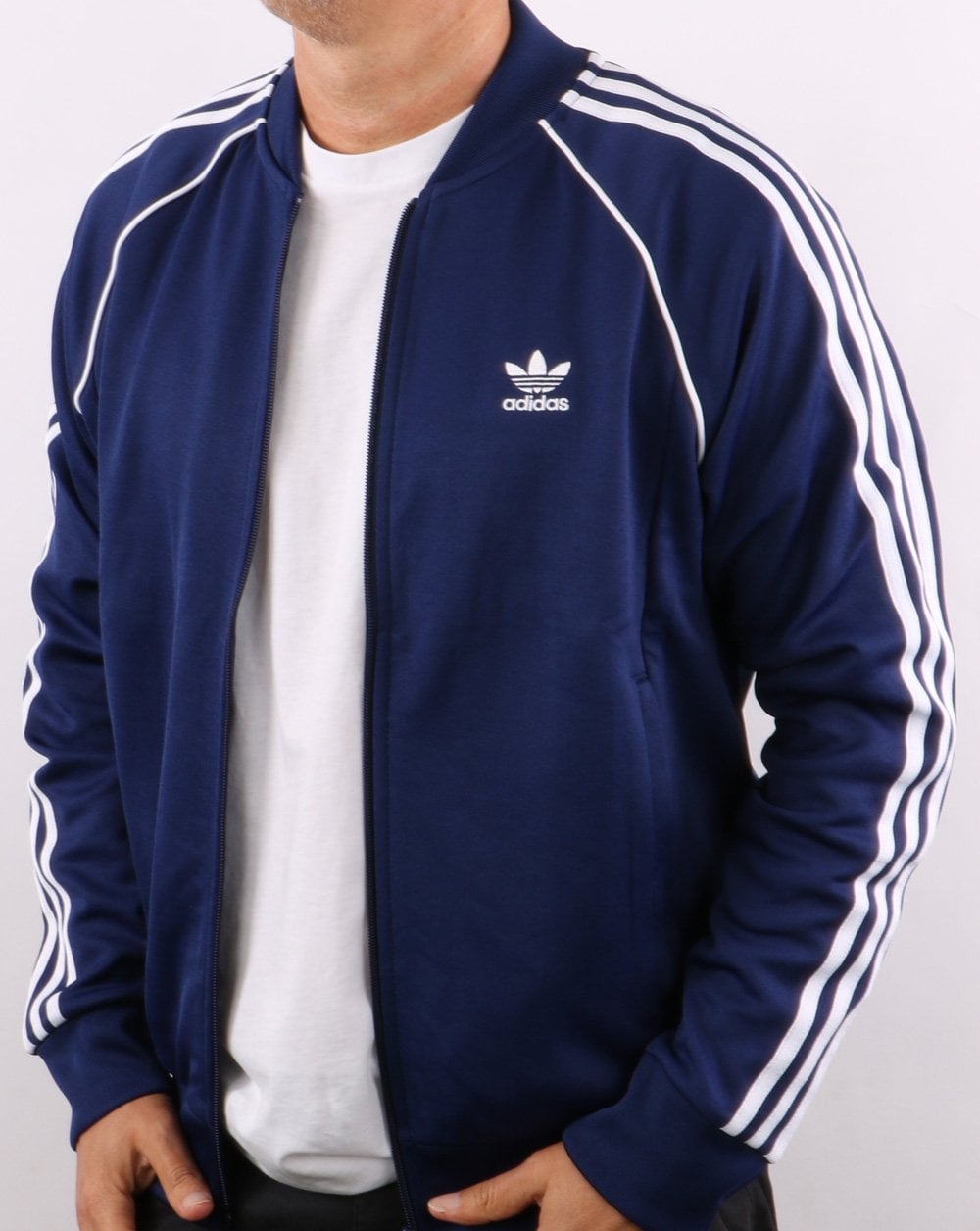 Adidas Originals – Superstar – Trainingsjacke in Marineblau