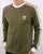 Adidas Originals 3 Stripes Ls T Shirt Khaki