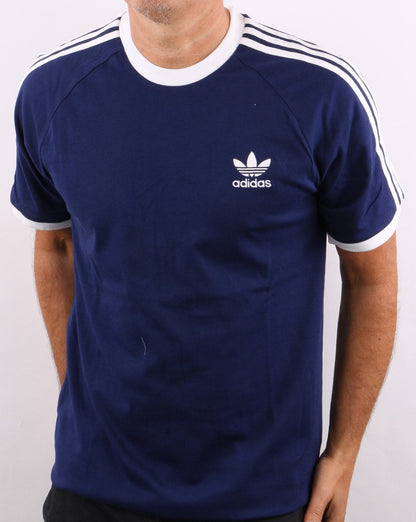 Adidas Originals 3-Streifen-T-Shirt Marineblau