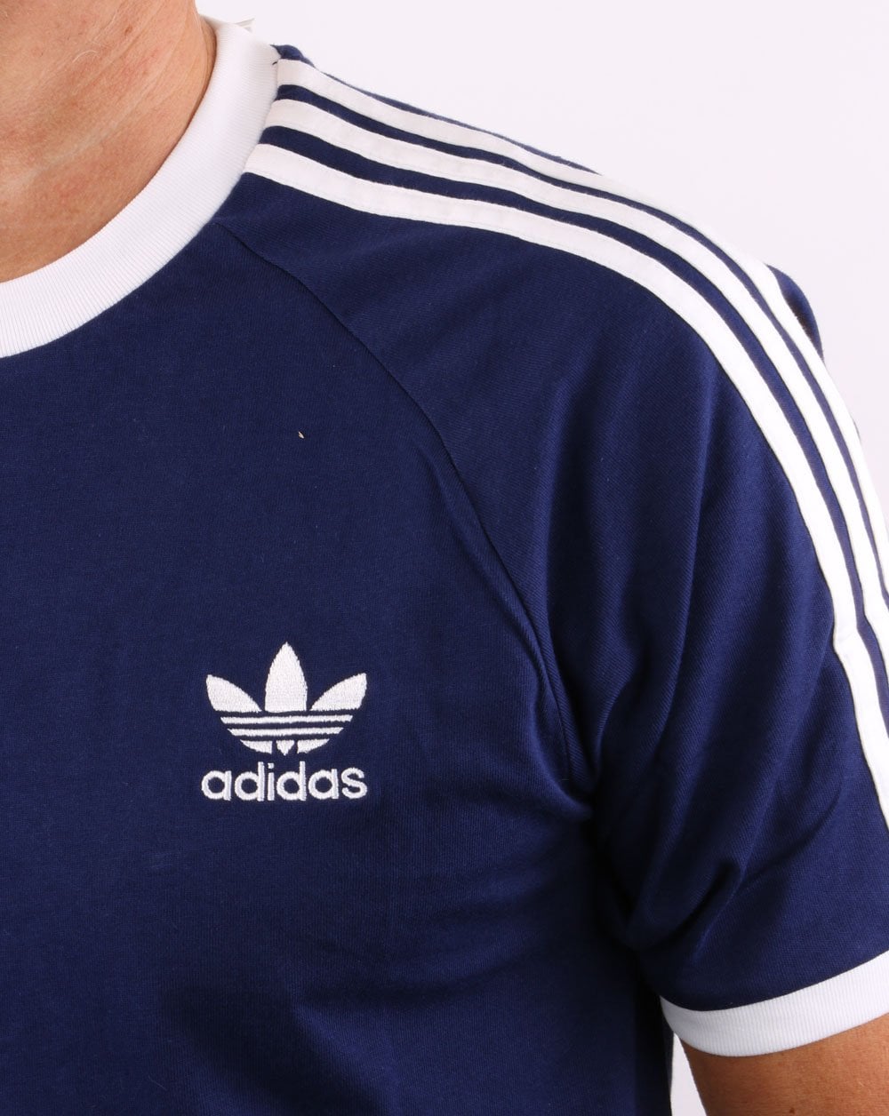 Adidas Originals 3-Streifen-T-Shirt Marineblau