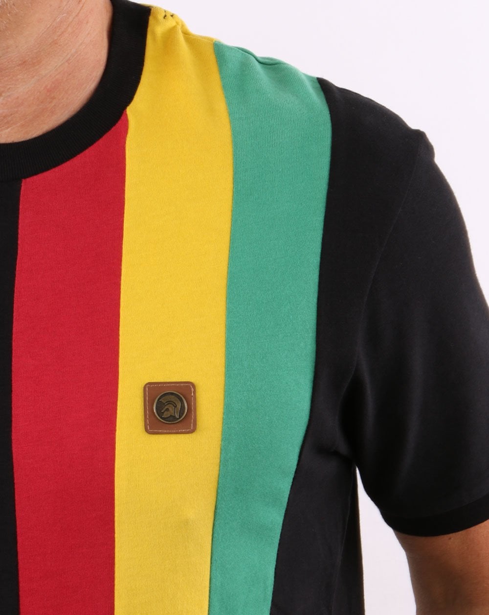 Trojan Stripe T-Shirt Schwarz