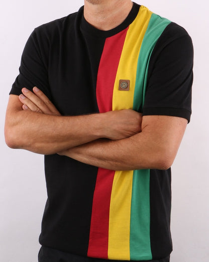 Trojan Stripe T-Shirt Schwarz