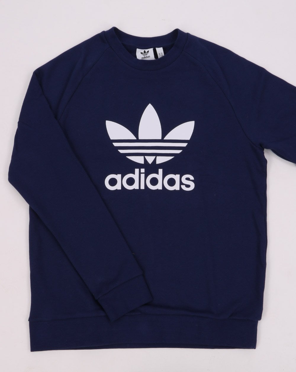 Adidas Originals Trefoil Crew Sweatshirt Marineblau