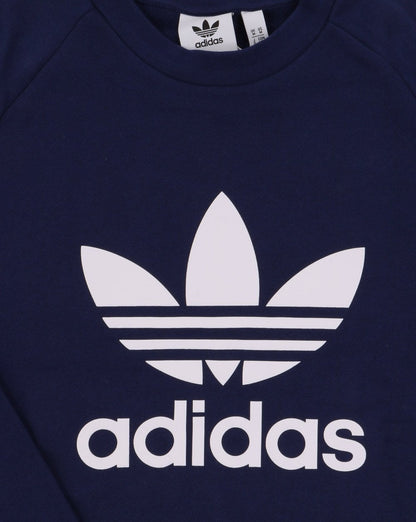 Adidas Originals Trefoil Crew Sweatshirt Marineblau