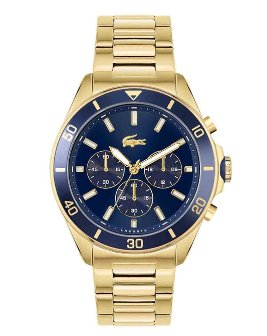 Lacoste Lacoste Tiebreaker Uhr Gold/Blau