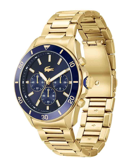 Lacoste Lacoste Tiebreaker Uhr Gold/Blau