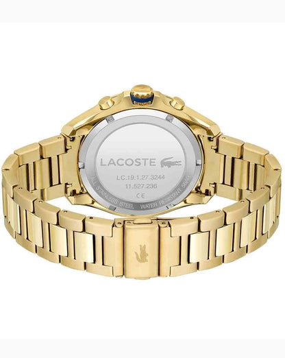 Lacoste Tiebreaker Uhr Gold/Blau