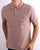 Pretty Green Tipped Polo Dusk Pink