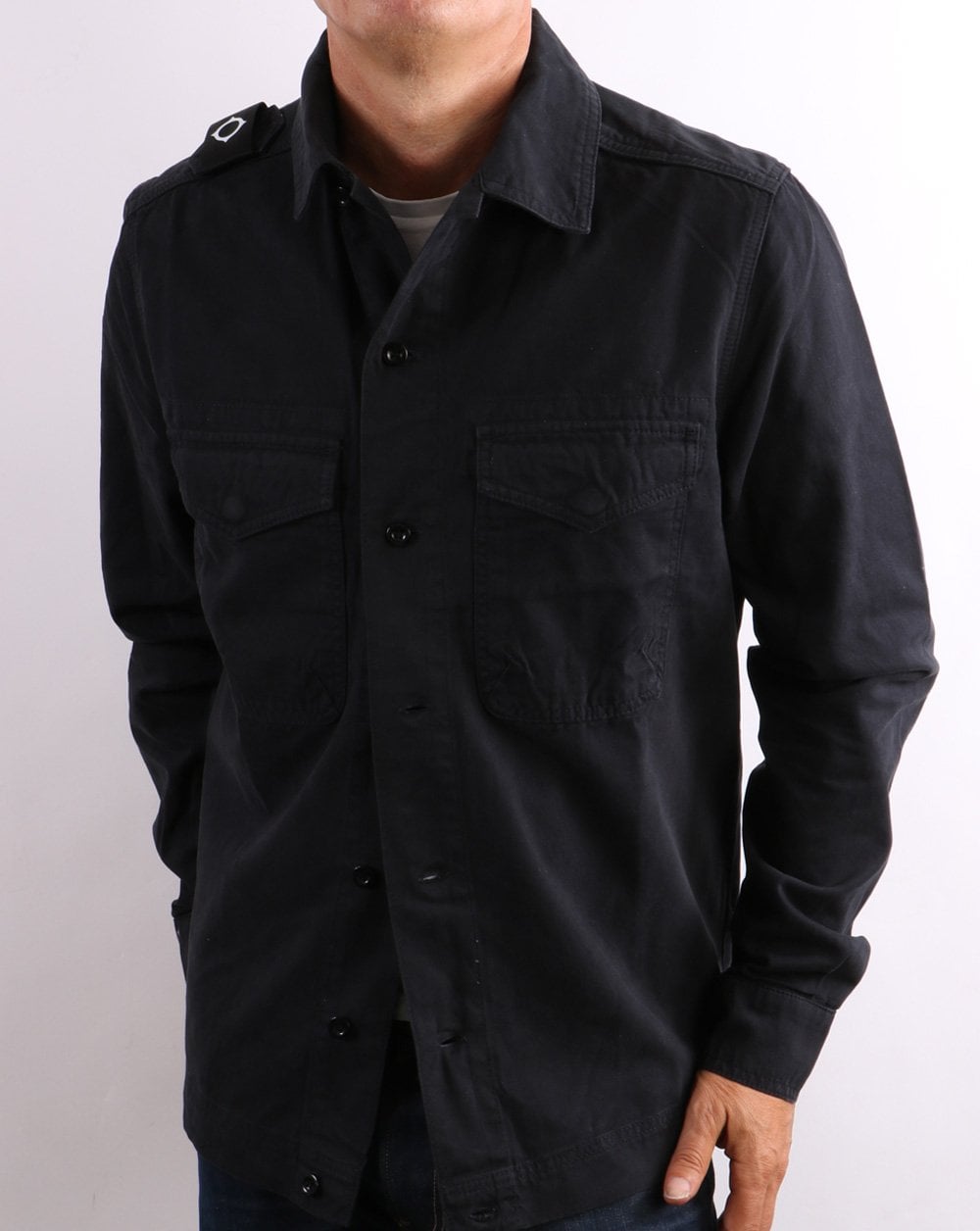 Ma.strum Two Pocket Gd Overshirt Dunkelmarine