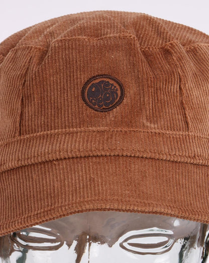Pretty Green Cord Fischerhut Hellbraun