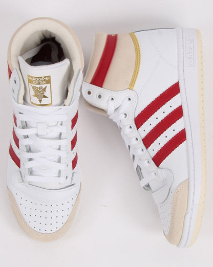 Adidas Top Ten Sneaker Weiß/Victory Rot